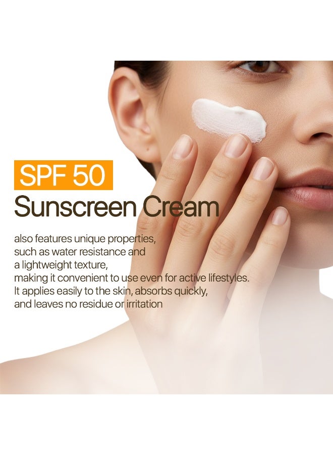 HARBEZ Sunscreen Spf 50, Sunscreen For Face, Sun Cream, Sunscreen Spray, Facial Skin Care Products, Spf Moisturizer Face, Mineral Sunscreen - Image 5
